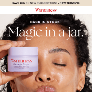 Back in stock ✨ Overnight Magic
