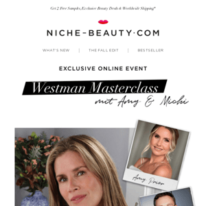 Join Westman Atelier's EYE LOVE YOU EDITION Masterclass!