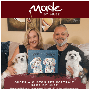 Enter to win a custom pet portrait 🎁