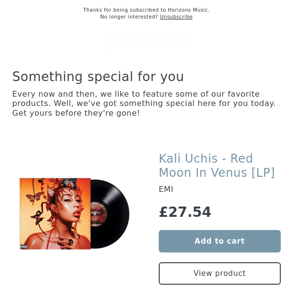 PREORDER ESSENTIAL! Kali Uchis - Red Moon In Venus [LP]