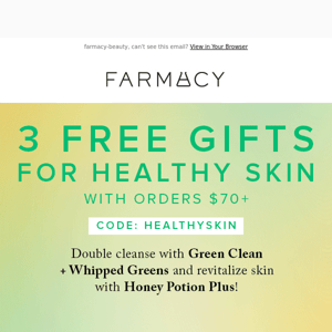 Farmacy Beauty, want healthy skin? Get this FREE gift!
