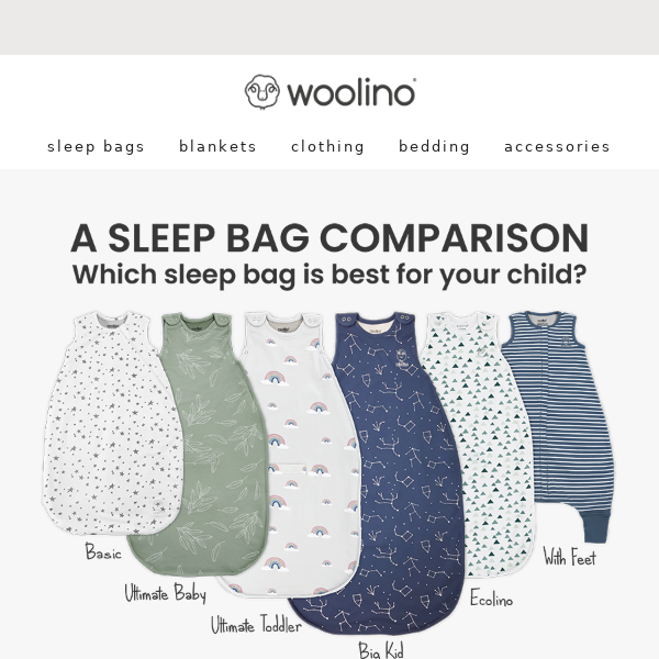 Which sleep bag is best for your child?? 🤔 - Woolino