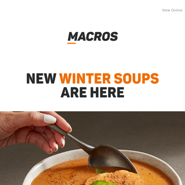 New In: Macro-Optimised Winter Soups
