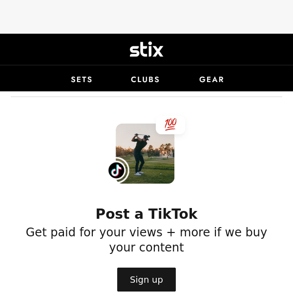 Get cash for a Stix TikTok post