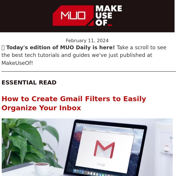✉📌 Quash the Email Clutter With Gmail Filters