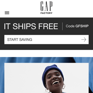 You've scored complimentary shipping with code GFSHIP