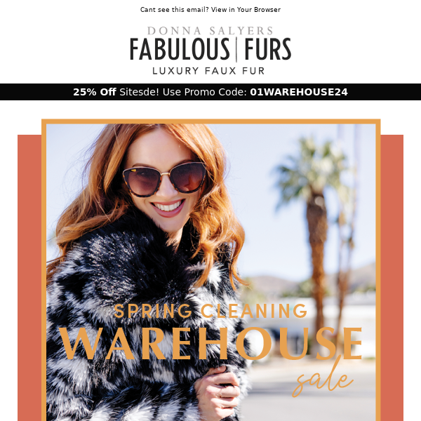 Spring Cleaning Warehouse Sale - 25% Off Sitewide!