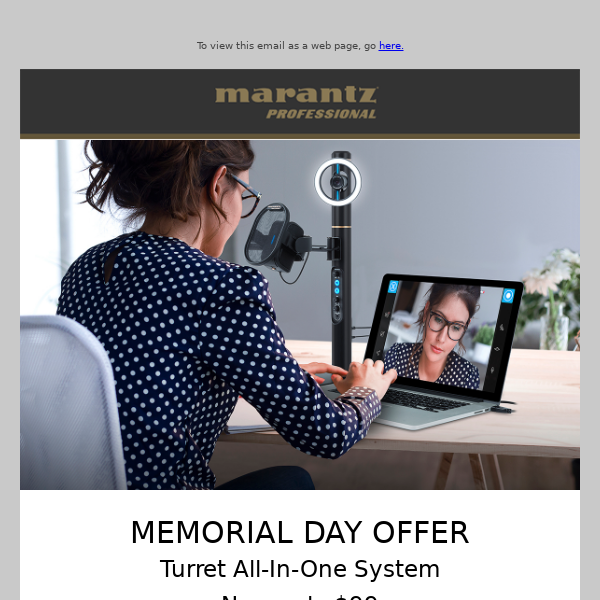Memorial Day Special: Turret for just $99