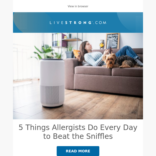 5 Things Allergists Do Daily for Seasonal Allergies, What Happens to Your Body When You Lose Weight Too Quickly, and More