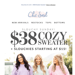 SALE | $38 Sweater In 3 NEW Colors!!
