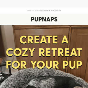 A cozy retreat for your furry friend