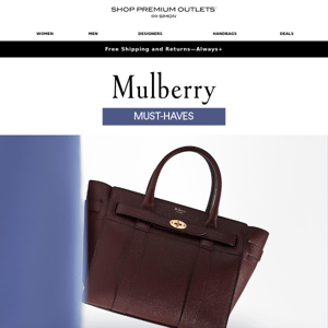 Mulberry — SALE ON SALE!