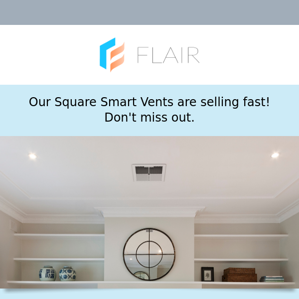 Square Smart Vents are selling fast 🔲