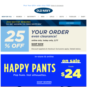 SALE ALERT: Happy Pants designed (and priced) for feeling good