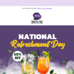 Celebrate National Refreshment Day!🥂