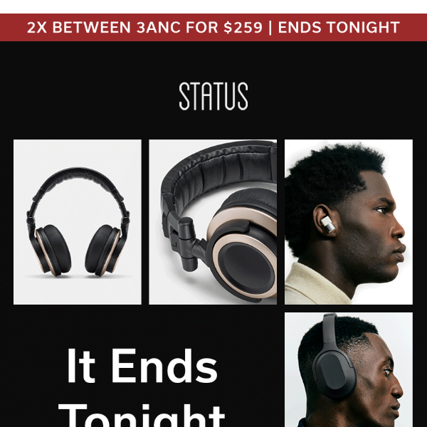 🎧 ⚡ Last Day: Grab 2 Pairs of 3ANC for Just $259!