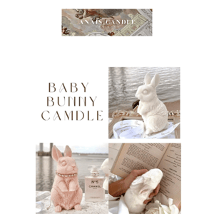 Baby Bunny Candles! 🐰😍