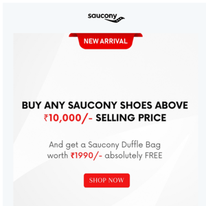 Saucony New Arrival - Duffle Bag Offer