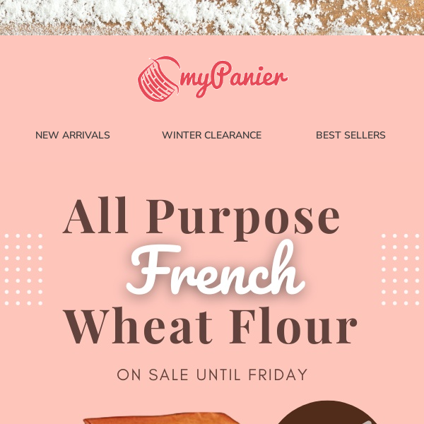 Flash sale ⚡All Purpose French Flour for Crepe Day