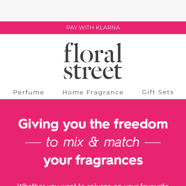 Create your own perfume set & save £29