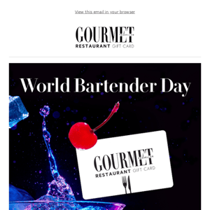 It's World Bartender Day! 🍸