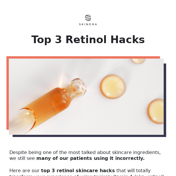 Top 3 Retinol hacks you need to know!