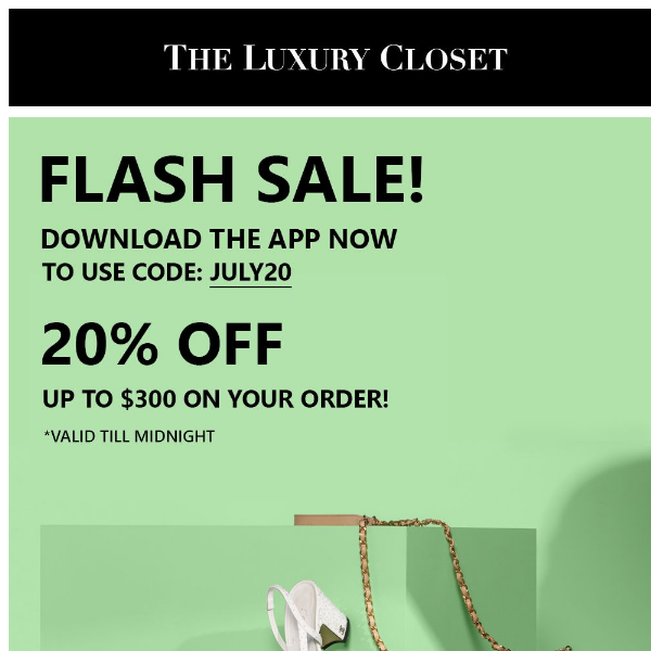 The Luxury Closet Sale And Offers