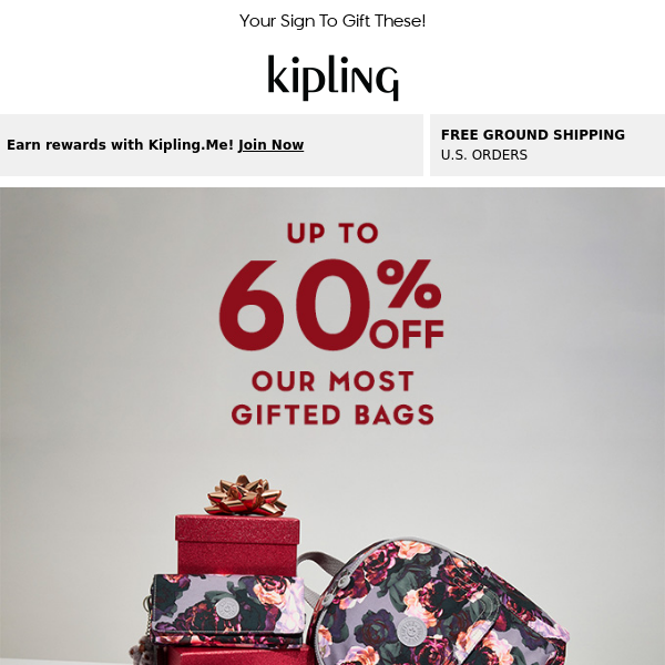 Up to 60% Off The Best Bags to Gift!