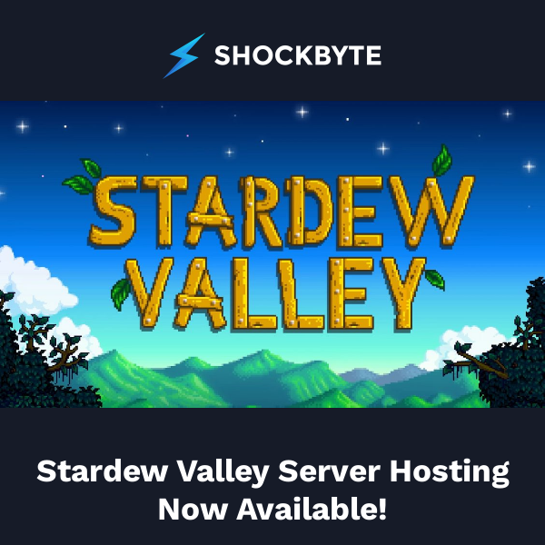 Stardew Valley Server Hosting Now Available 👩🏻‍🌾