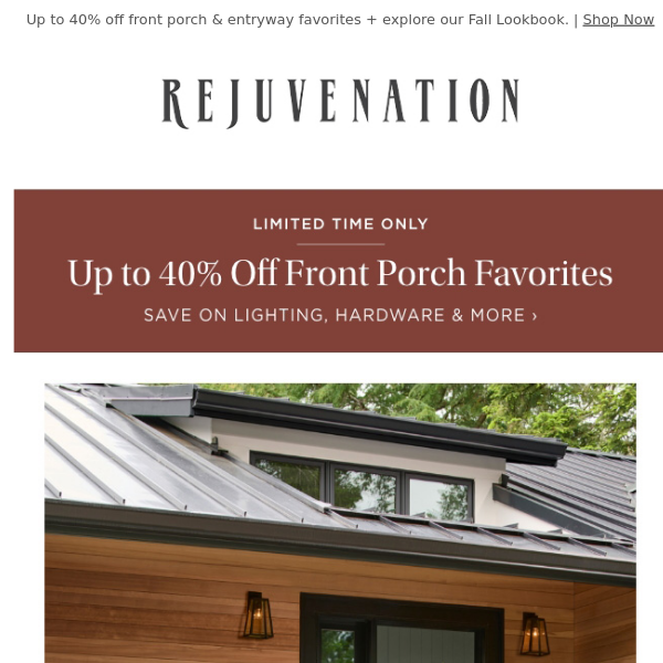 Front Porch Refresh: Two ways to add modern style (+ save!)