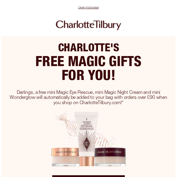 ✨ Your Sign To Shop Makeup Magic! ✨ FREE Gifts From Charlotte Await...