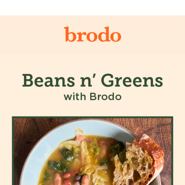 Beans and Greens with Brodo Recipe 🥬💰