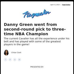 Danny Green went from second-round pick to three-time NBA Champion