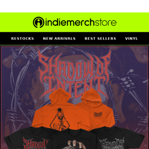 New Shadow Of Intent merch + song!