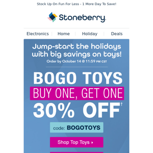 Stoneberry toys deals