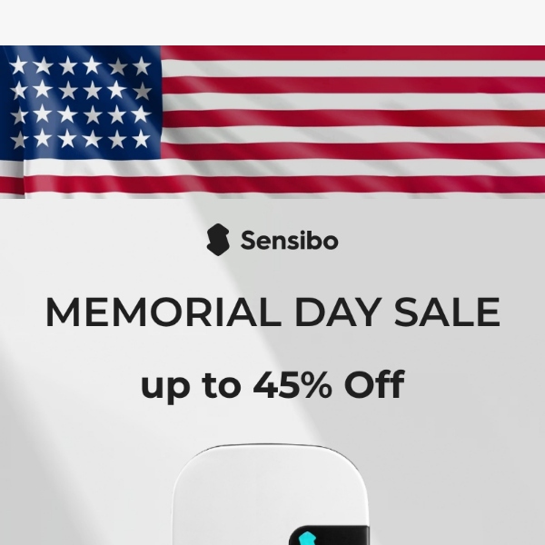 Exclusive Memorial Day Discounts: Upgrade Your Home Comfort with Sensibo! 🇺🇸