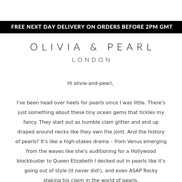 The Allure of Pearls with Olivia