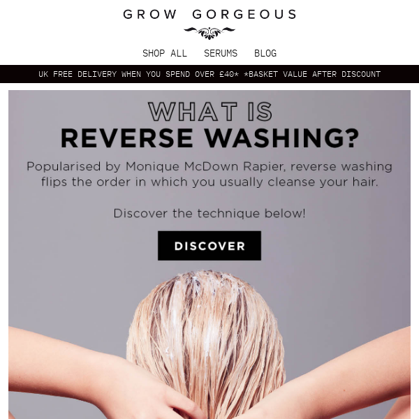 Have you tried reverse washing?