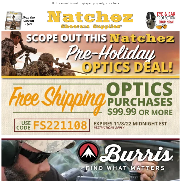 Burris AND 1 Day Only Free Shipping on Optics $99.99+