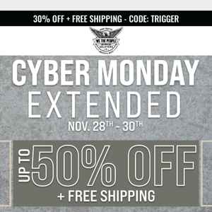 Cyber Monday Extended 🇺🇸