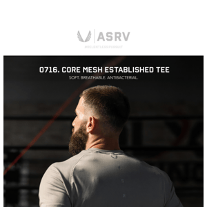 NEW TRAINING SHIRTS // Core Mesh Established Tee