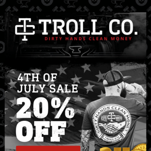 20% Off 4th of July Sale Starts Today!