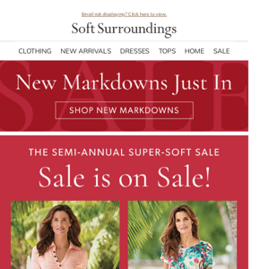 NEW MARKDOWNS ADDED!