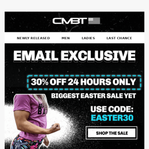 Email Exclusive: 24 Hours Only