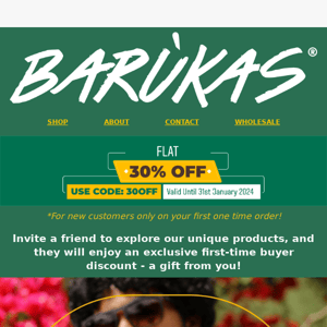 First Bite Surprise: Enjoy 30% Off Exotic Barukas Nuts!