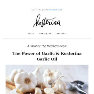 Garlic Olive Oil: A Must Try