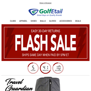 Travel Read❓ ✈️ Travel Guardian 3-Piece Wheeled Travel Golf Bag Set • $109!