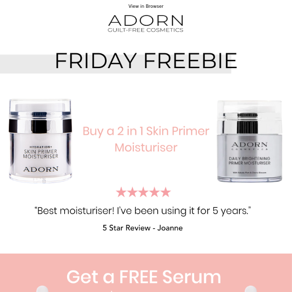 $85 Serum *FREE - Limited Time.