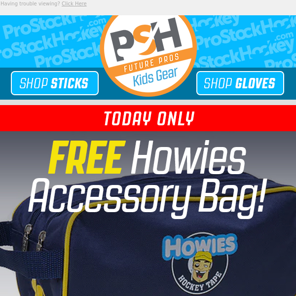 FREE Howies Accessory Bag with Kids Gear Order