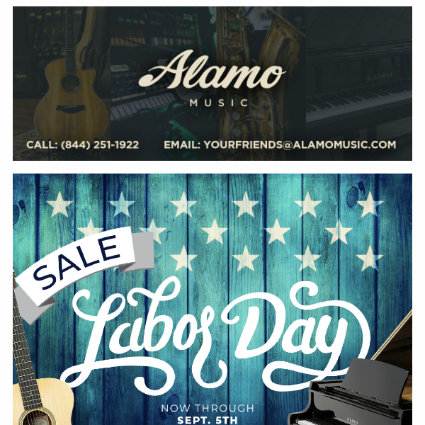 Labor Day Sale This Weekend!